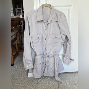 Karen Kane Light Beige Utility Jacket